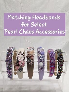 Handmade Headbands For Select Matching Pearl Chaos Accessories